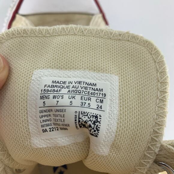 Converse Chuck Taylor All Star High Top Sneakers Mens 5 Womens 7 - Picture 6 of 14